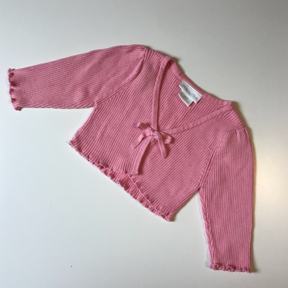 Lullaby Club 3m Baby Girl Pink Cardigan💕 NWOT